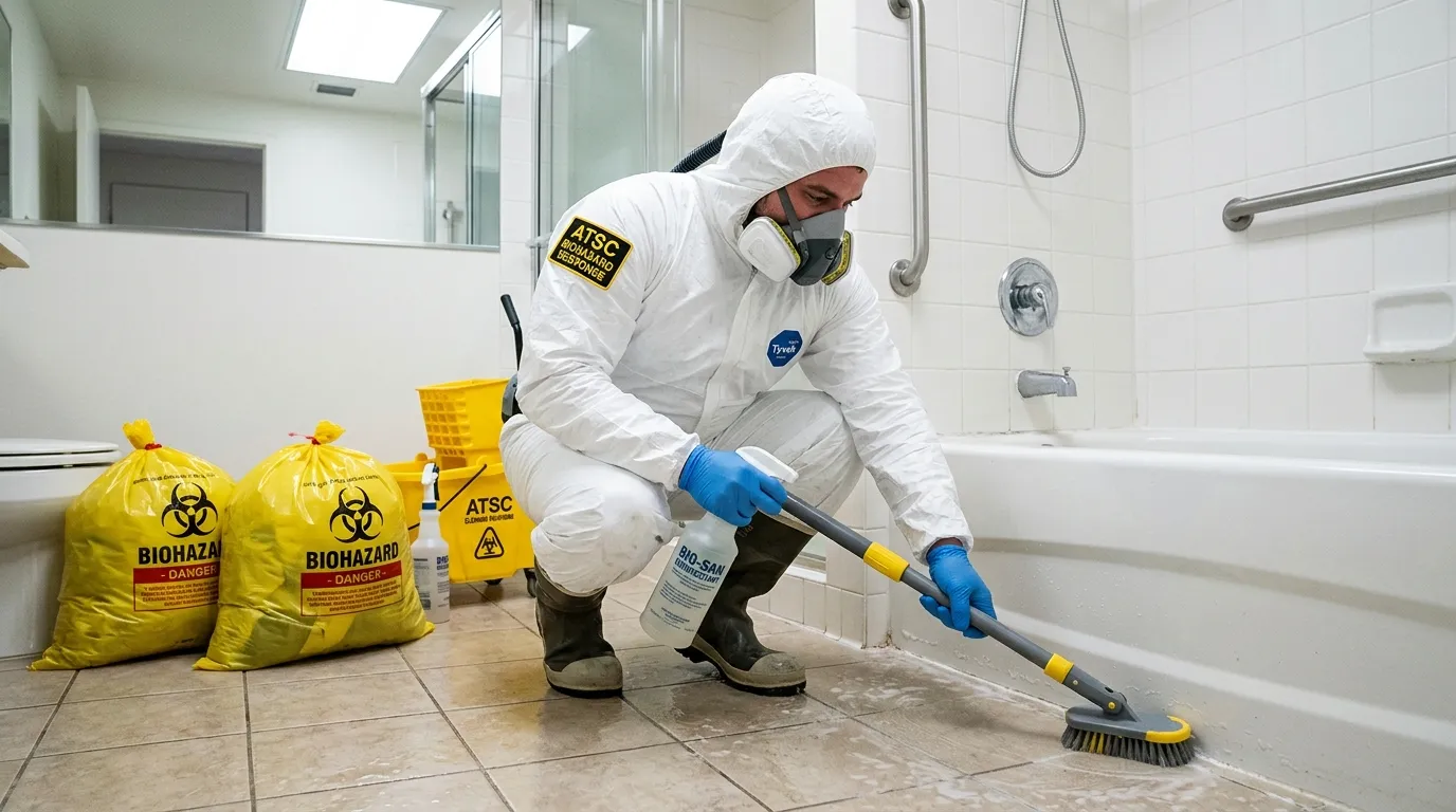 Decontamination equipment deployed for Blood Cleanup in Hyde Park